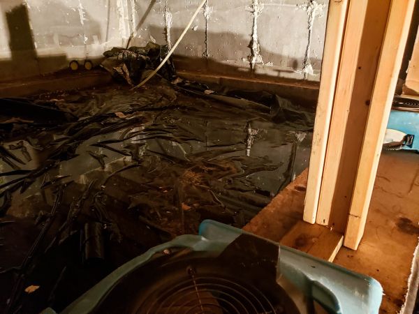 Crawlspace Water Cleanup in Palm City